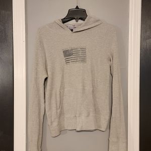 Polo Size Large Pullover Thermal With American Flag